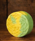 Hard Citrus Dish Soap Bar + Brush | Natural Solid Dishwashing Bar | Eco-Friendly Kitchen Cleaner